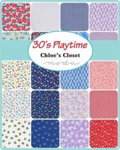 30s Playtime Fabrics Chloe's Closet Moda