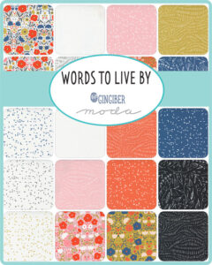 Words to Live by Fabrics 48320 Gingiber